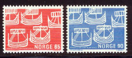 Norvege 1969 Yvert 534 / 535 ** TB Bord De Feuille - Neufs