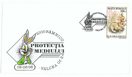 CV 27 - 23 RABBIT, Romania - Cover - Used - 1998 - Protección Del Medio Ambiente Y Del Clima