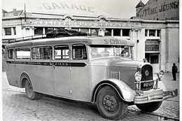 Latil Model SPB3 Autobus A Saint-Chinian  En 1932   - 15x10cms PHOTO - Autobus & Pullman