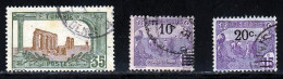 Tunisie 1921 Yvert 37 - 46 - 69 (o) B Oblitere(s) - Gebraucht