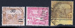 Tunisie 1923 Yvert 98 - 100 - 101 (o) B Oblitere(s) - Used Stamps