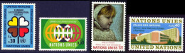 NU (Geneve) 1972 Yvert 19 / 22 ** TB - Ongebruikt