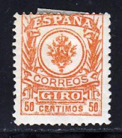 Espagne Mandats 1915 Yvert 4 * TB Charniere(s) - Sellos De Giro