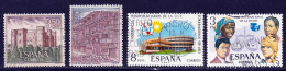 Espagne 1975 Yvert 1587 - 1642 - 1799 - 1907 (o) B Oblitere(s) - Used Stamps