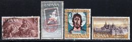 Espagne 1961 Yvert 1004 - 1021 - 1041 - 1059 (o) B Oblitere(s) - Gebruikt