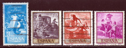 Espagne 1958 Yvert 875 - 904 - 907 - 909 (o) B Oblitere(s) - Usados