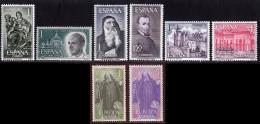 Espagne 1964 Yvert 1204 / 1209 - 1335 - 1336 ** TB - Unused Stamps