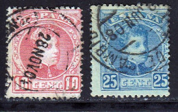 Espagne 1901 Yvert 214 - 218 (o) B Oblitere(s) - Used Stamps