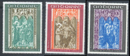 Andorre Francais 1971 Yvert 214 / 216 ** TB Bord De Feuille - Nuevos