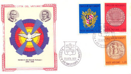 Vatican FDC 1970 Yvert 502 / 504 Concile Vatican 1 - FDC