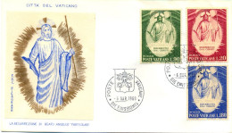 Vatican FDC 1969 Yvert 485 / 487 Pâques Fra Angelico - FDC