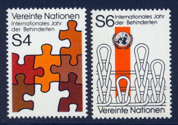 NU (Vienne) 1981 Yvert 17 / 18 ** TB - Unused Stamps