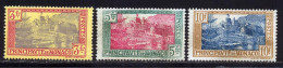 Monaco 1924 Yvert 101 / 103 (*) TB Neuf Sans Gomme - Unused Stamps