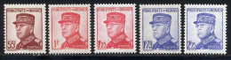 Monaco 1937 Yvert 159 - 163 / 166 * TB Charniere(s) - Nuevos