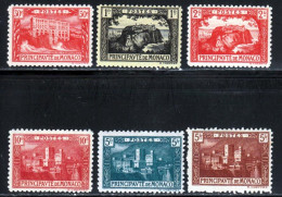 Monaco 1922 Yvert 56 - 60 / 64 * TB Charniere(s) - Unused Stamps