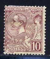 Monaco 1891 Yvert 14 * B Charniere(s) - Neufs