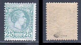 Monaco 1885 Yvert 6 ** TB Signature Brun - Unused Stamps