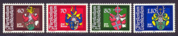 Liechtenstein 1980 Yvert 684 / 687 ** TB Coin De Feuille - Unused Stamps