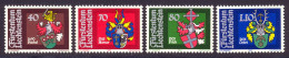 Liechtenstein 1980 Yvert 684 / 687 ** TB Coin De Feuille - Neufs