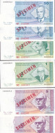 RARE, Bosnia And Herzegovina, SPECIMEN, UNC, 0.50, 1, 5. Convertible Marks In 1997. - Bosnien-Herzegowina