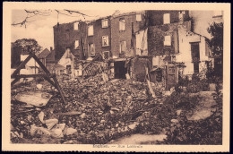 +++ CPA - ENGHIEN - EDINGEN - Rue Latérale - Ruines Guerre  // - Edingen