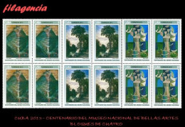 CUBA. BLOQUES DE CUATRO. 2013-04 CENTENARIO DEL MUSEO NACIONAL DE BELLAS ARTES - Unused Stamps