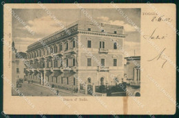 Foggia Città Banca D'Italia MACCHIA Cartolina MX4156 - Foggia