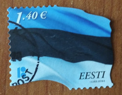 Estonia, Estland 2018 National Flag  Michel 915 Used ( 0 ) 1,40 EURO - Estonie