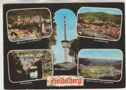 Zjeidelberg  G F  Carte Circulée Timbrée  Multivues  ( 5 ) Souvenir - A Identificar