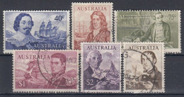 AUSTRALIA 374-379,used,falc Hinged - Gebruikt