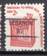 NJ-327; USA Precancel/Vorausentwertung/Preo; LEBANON (NJ), Type 841 - Vorausentwertungen