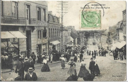 Bonsecours La Grande Rue Prise De L'Eglise - Péruwelz