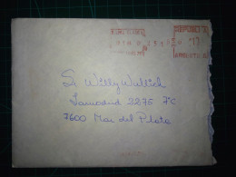 ARGENTINE; Enveloppe Avec Affranchissement Mécanique Envoyée à Mar Del Plata. Année 1984. - Used Stamps