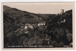 AK 212132 AUSTRIA - Kurstadt Baden Bei Wien / Helenental - Ruine Rauhenstein - Baden Bei Wien