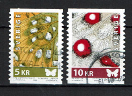 Sweden 2008 - Butterflies, Papillons, Vlinders  -  Used - Used Stamps