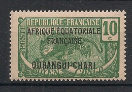 OUBANGUI - 1924-25 - N°YT. 47 - Panthère 10c - Neuf Luxe ** / MNH / Postfrisch - Ongebruikt