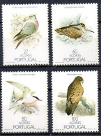 AZORES 1988 - AVES - PAJAROS - 381/384** - Azores