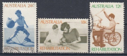 AUSTRALIA 495-497,used,falc Hinged - Gebraucht