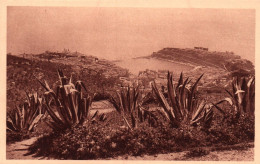 RECTO/VERSO - CPA - MONACO - VUE DE LA TURBIE - EXCURSION DE LA GRANDE CORNICHE - Mehransichten, Panoramakarten