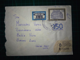 ARGENTINE; Enveloppe Avec Une Variété De Timbres-poste Distribués à Buenos Aires. Année 1992. - Gebraucht