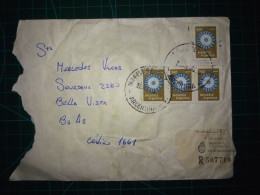 ARGENTINE; Enveloppe Avec Une Variété De Timbres-poste Distribués à Buenos Aires. Année 1992. - Gebraucht