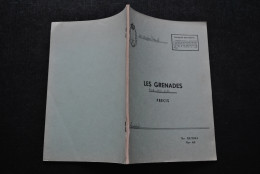 Les Grenades Précis N°EI/2341 1963 Défensive Offensive Anti-chars 75 Lacrymogène MKIV Fusée-Piège Armée Belge  - Otros & Sin Clasificación