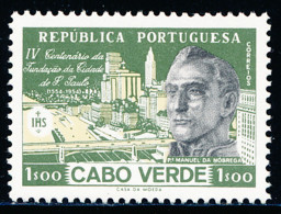 Cabo Verde - 1954 - S. Paulo/ Brazilian City - Fourth Centenary - MNH - Cap Vert