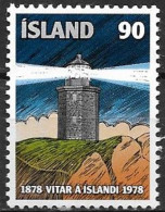 ISLANDIA 1978 - FAROS - YVERT 490** - Faros