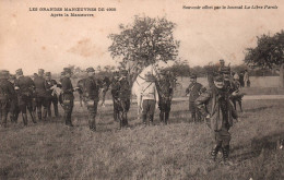 Militaria - Les Grandes Manoeuvres De 1905 - Après La Manoeuvre - Militaires Soldats - Manoeuvres