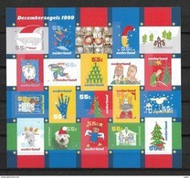 1999 MNH Nederland December Zegels - Blocchi