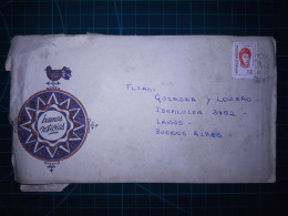 ARGENTINE; Enveloppe Avec Une Variété De Timbres-poste Distribués à Buenos Aires. Années 1970. - Gebruikt
