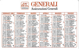 Calendarietto - Generali - Assicurazioni - Anno 1995 - Petit Format : 1991-00