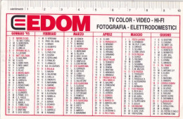 Calendarietto - Gruppo Edom - Anno 1995 - Small : 1991-00