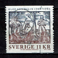 Sweden 2008 - Olof Von Dalin, Ecrivain, Historien - Used - Oblitérés